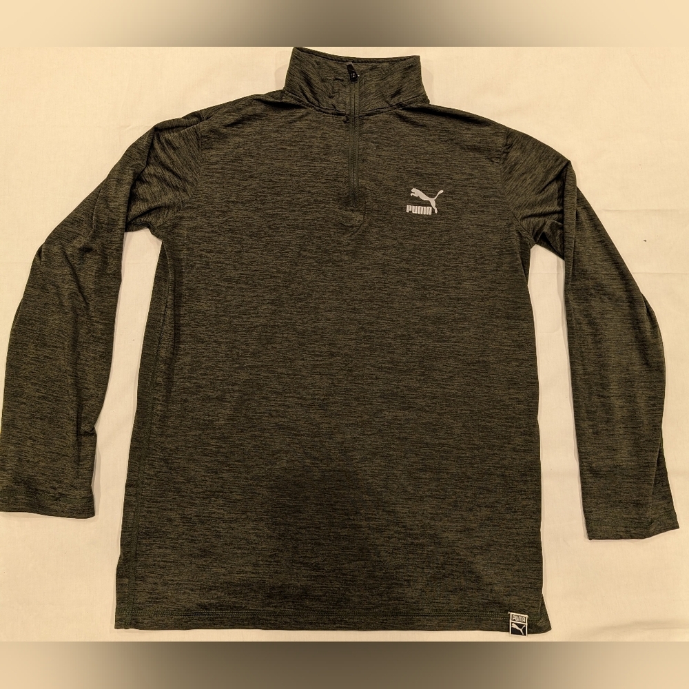 Puma Black Long Sleeve Pullover (Sz 16)